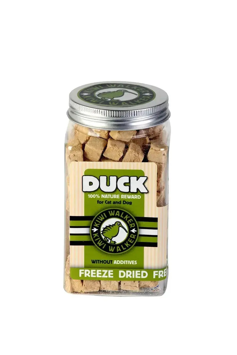 Friandises lyophilisées pour chien 100% canard, récompense naturelle et savoureuse pour le dressage et le plaisir.