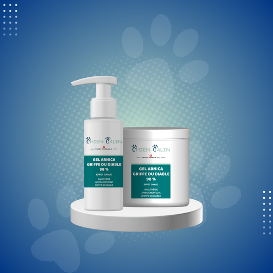 Gel arnica et griffe du diable 98% effet chaud | Chien Calin
