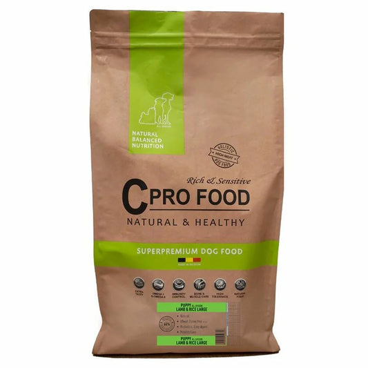 CproFood - Croquettes pour chiots à l'agneau et riz