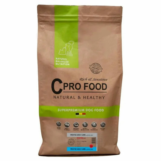 CproFood - Croquettes prestige pour chien à l'agneau sans céréales
