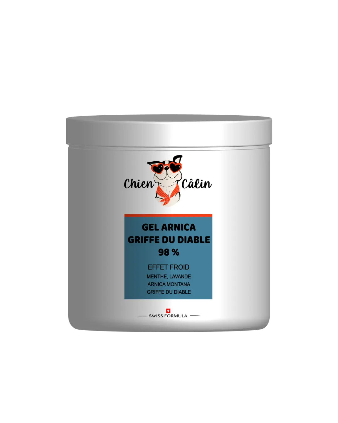 Gel arnica et griffe du diable 98% effet froid | Chien Calin - Chien câlin | Soins et accessoires pour chien