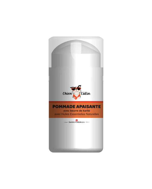 Pommade apaisante nourrissante pour pattes de chien et zones abîmées, conçu pour hydrater, protéger et apaiser les coussinets secs.